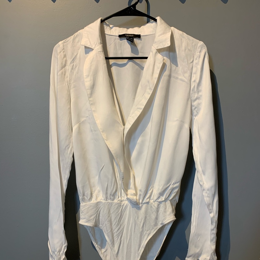 White one piece blouse